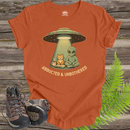 Abducted & Unbothered Alien Cat T-Shirt