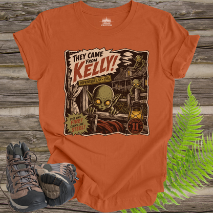 They Came From Kelly! | Vintage 1955 Hopkinsville Goblin Horror Comic T-Shirt