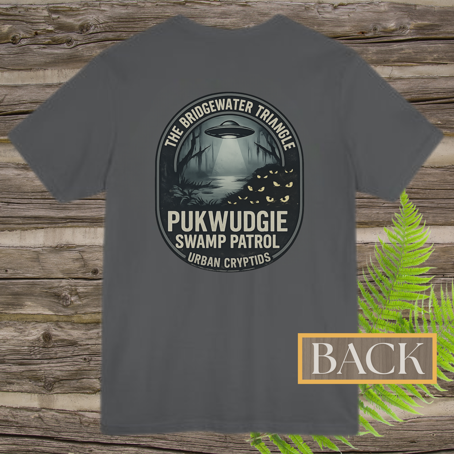 Bridgewater Triangle Pukwudgie Swamp Patrol T-Shirt | Massachusetts Cryptid Field Research Tee