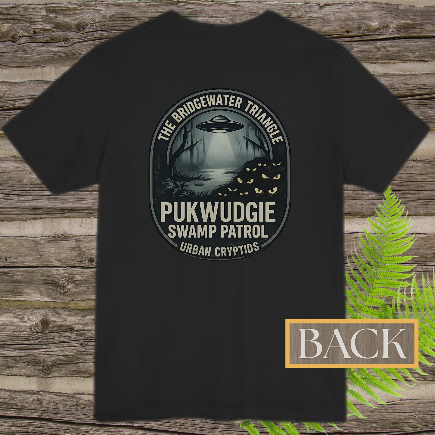 Bridgewater Triangle Pukwudgie Swamp Patrol T-Shirt | Massachusetts Cryptid Field Research Tee
