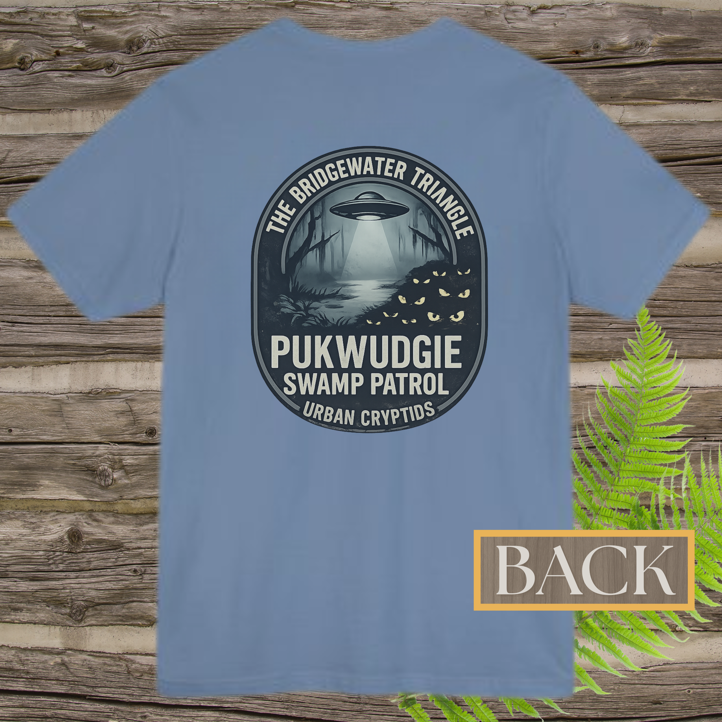 Bridgewater Triangle Pukwudgie Swamp Patrol T-Shirt | Massachusetts Cryptid Field Research Tee