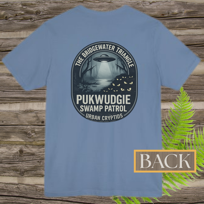 Bridgewater Triangle Pukwudgie Swamp Patrol T-Shirt | Massachusetts Cryptid Field Research Tee