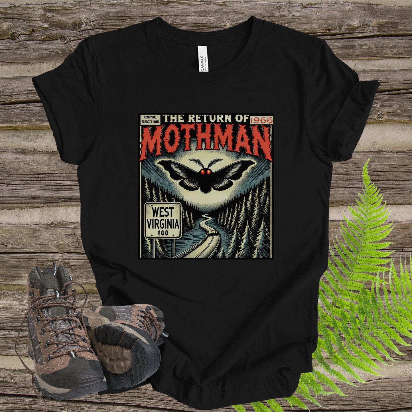 Mothman T-Shirt - West Virginia Legend Unisex Tee