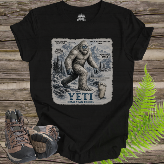 Himalayan Yeti Tee | Hominid Series Cryptid Field Guide Shirt