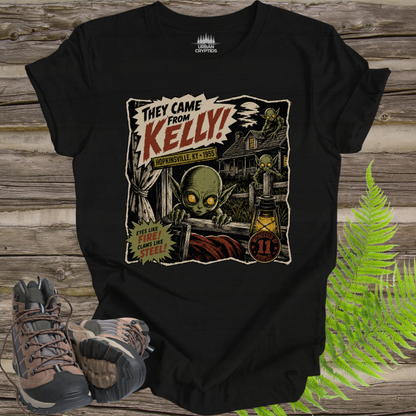 They Came From Kelly! | Vintage 1955 Hopkinsville Goblin Horror Comic T-Shirt