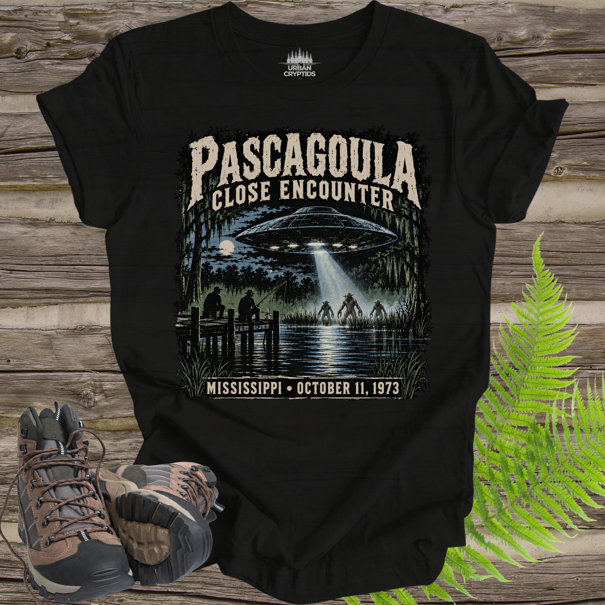 Pascagoula Close Encounter UFO T-Shirt | Mississippi 1973