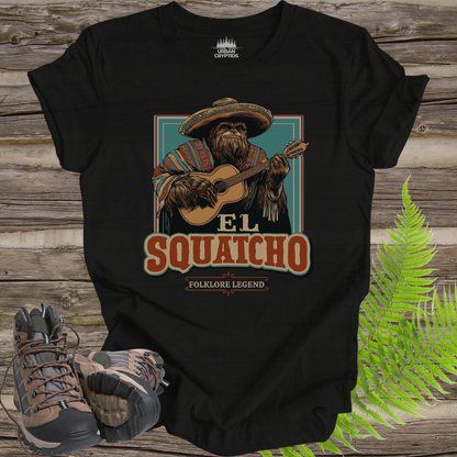 El Squatcho Funny Bigfoot Folklore Legend T-Shirt