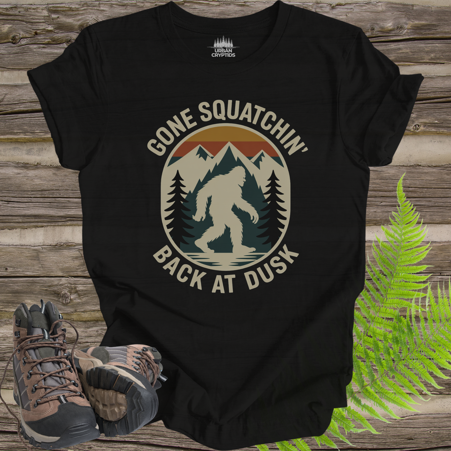 Gone Squatchin’ – Funny Bigfoot Hiking Shirt