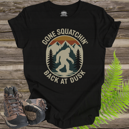 Gone Squatchin’ – Funny Bigfoot Hiking Shirt