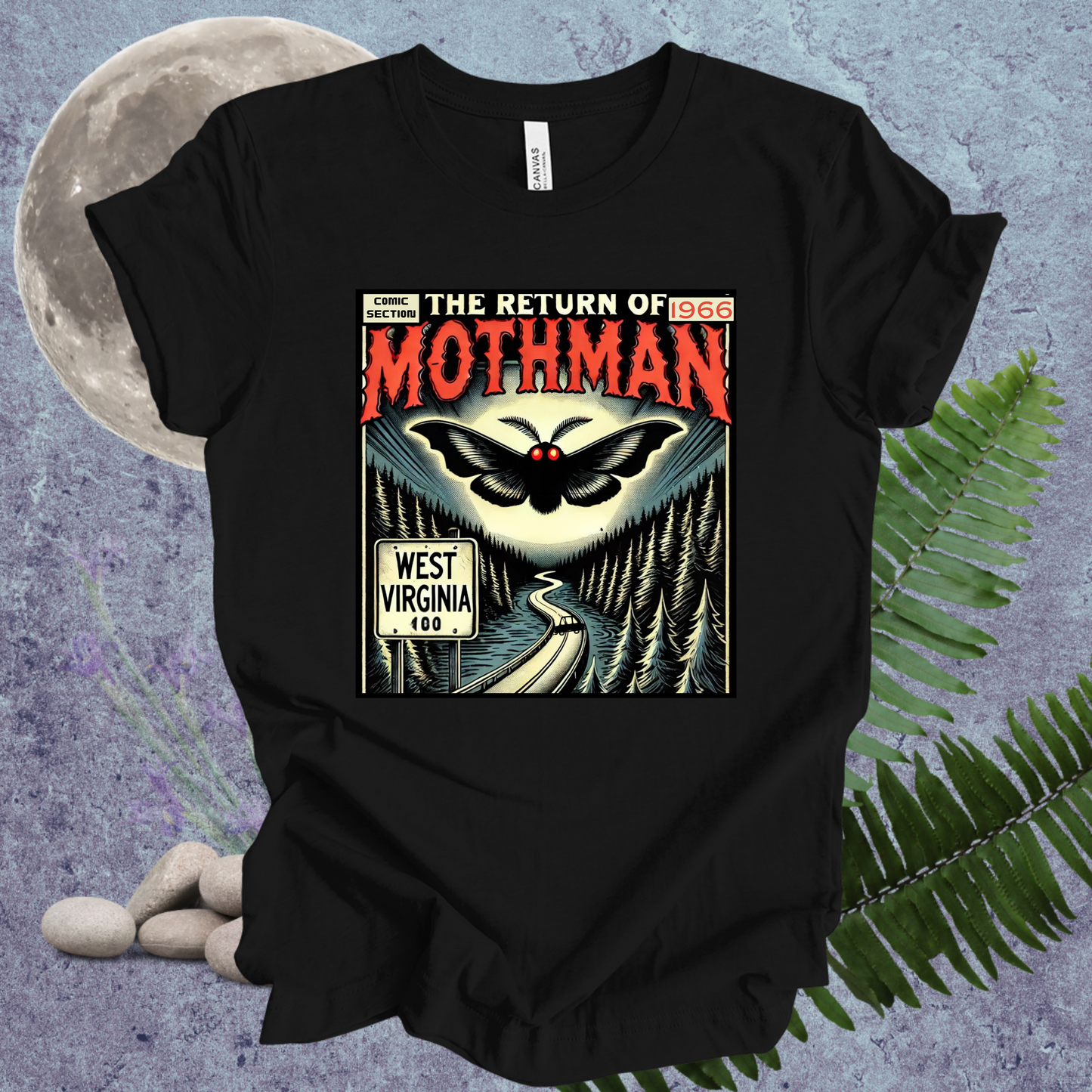 Mothman T-Shirt - West Virginia Legend Unisex Tee