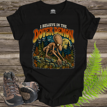 I Believe in the Dover Demon Retro Cryptid T-Shirt