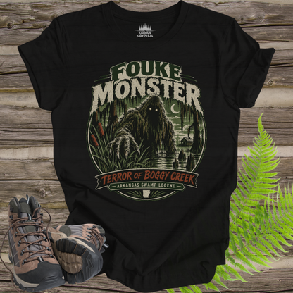 Fouke Monster T-Shirt – Boggy Creek Arkansas Cryptid Shirt