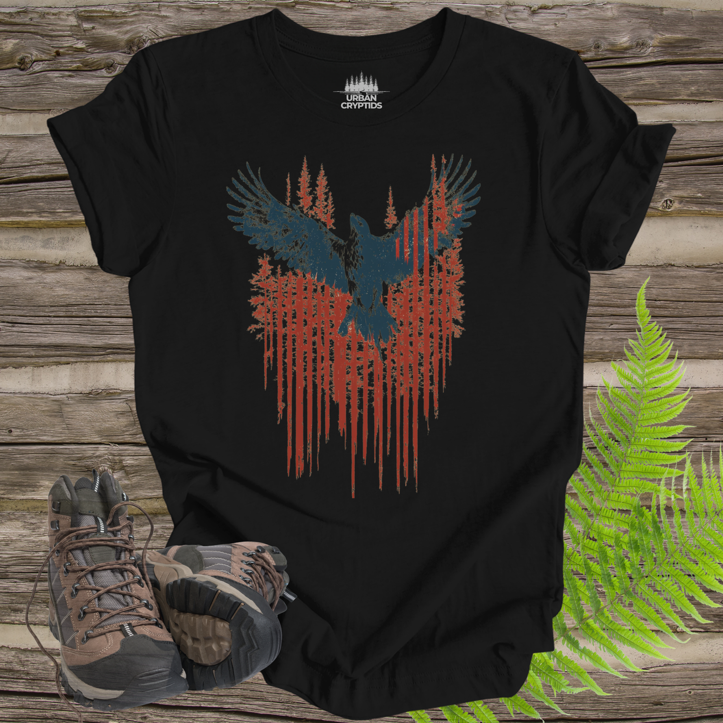 Thunderbird Forest Spirit T-Shirt | Native Legend Cryptid Tee – Urban Cryptids