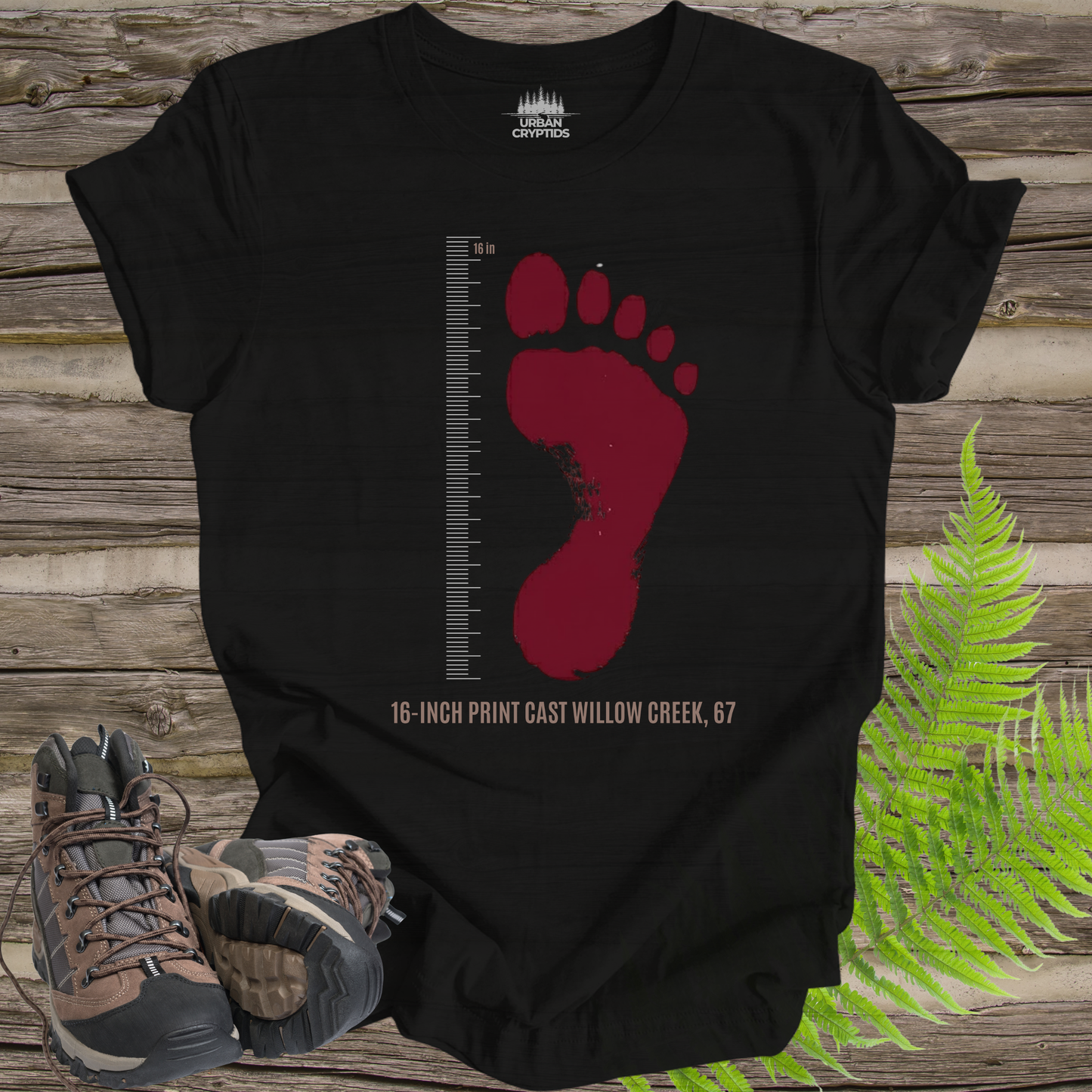 Willow Creek Bigfoot Museum T-Shirt – California Bigfoot Capital Footprint Tee