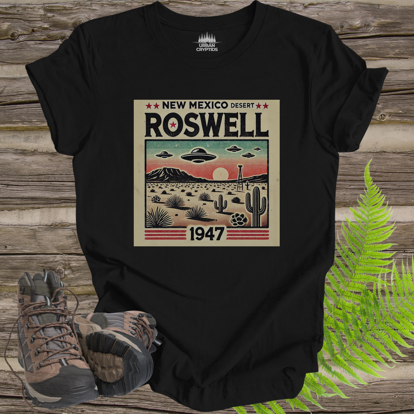 Vintage Roswell New Mexico Shirt | 1947 UFO Crash Graphic Tee | Retro Sci-Fi Unisex
