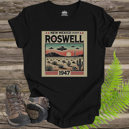 Vintage Roswell New Mexico Shirt | 1947 UFO Crash Graphic Tee | Retro Sci-Fi Unisex