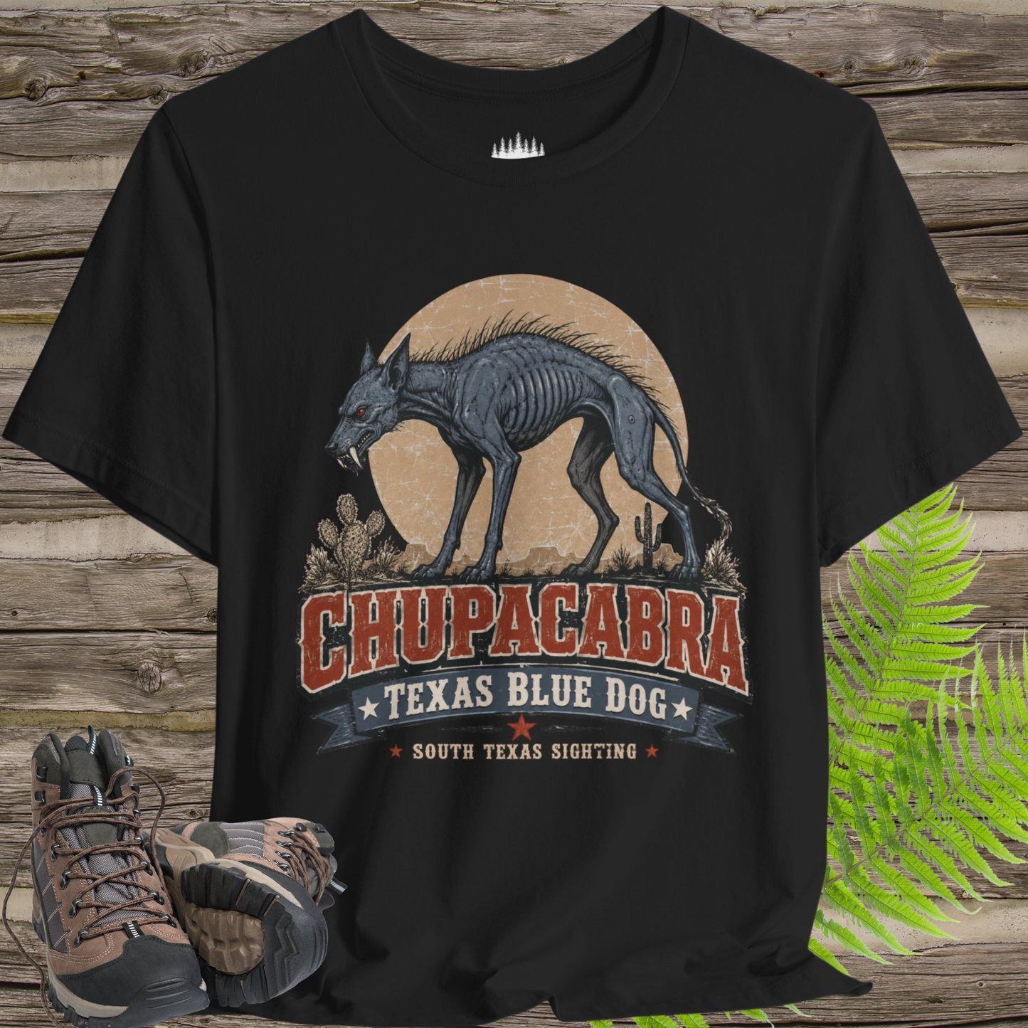 Chupacabra Texas Blue Dog T-Shirt