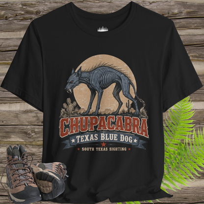 Chupacabra Texas Blue Dog T-Shirt