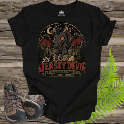 Lil' Jersey Devil | Pine Barrens Menace Vintage Cryptid T-Shirt