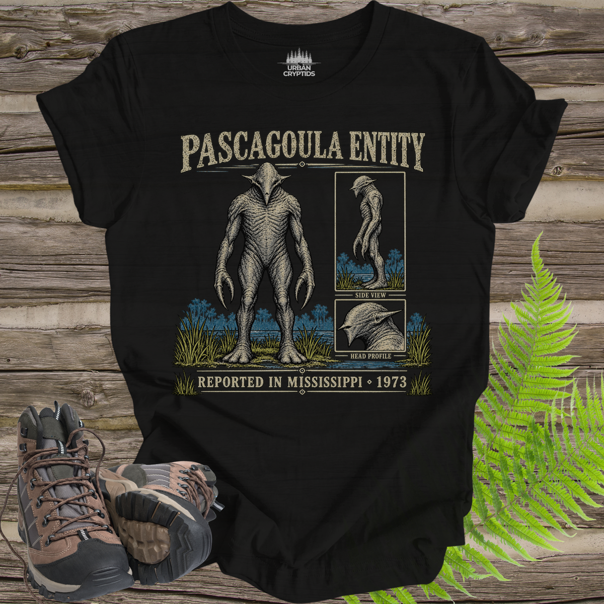 Pascagoula Entity T-Shirt | 1973 Mississippi UFO Encounter