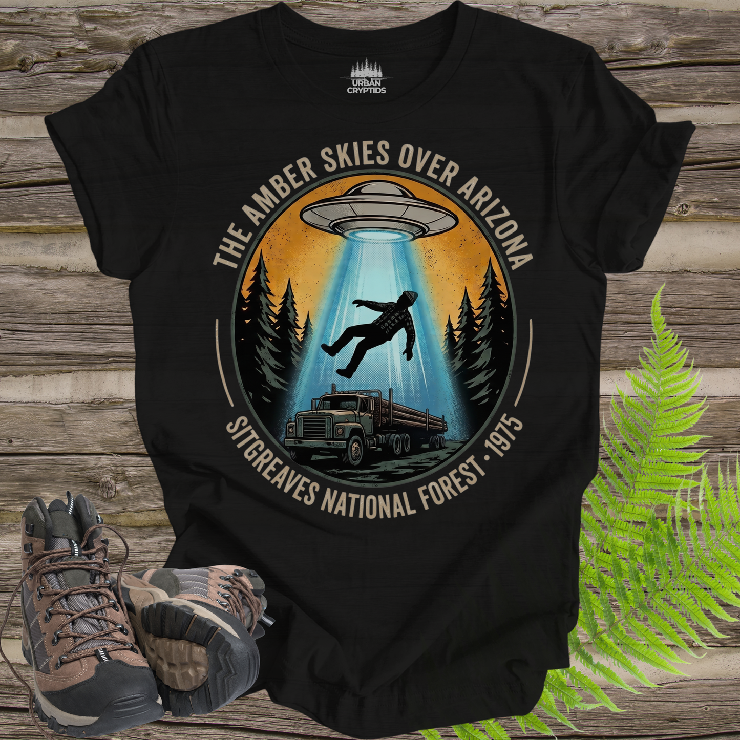 Arizona UFO Abduction T-Shirt – Sitgreaves National Forest Alien Encounter Tee
