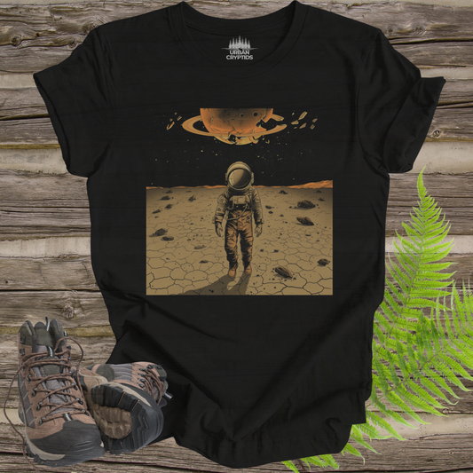 The Lost Astronaut – Retro Sci-Fi Space T-Shirt