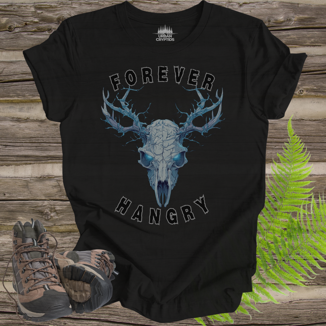 Forever Hangry Wendigo T-Shirt – Cryptid Horror Graphic Tee