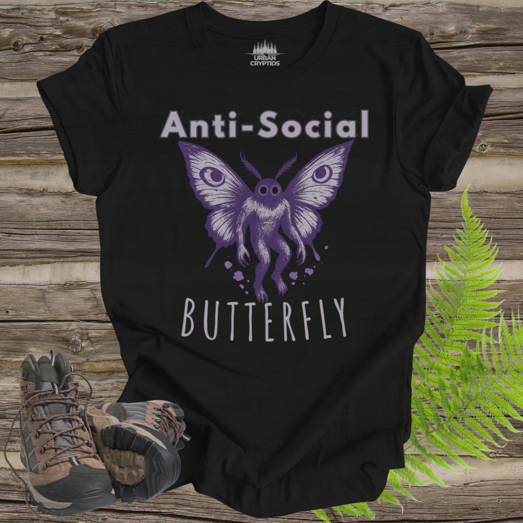 Anti-Social Butterfly Mothman Tee