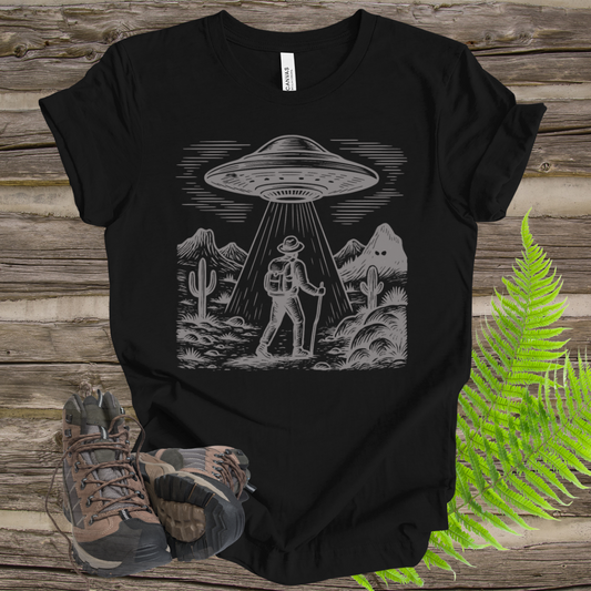 UFO Abduction Hiker Tee