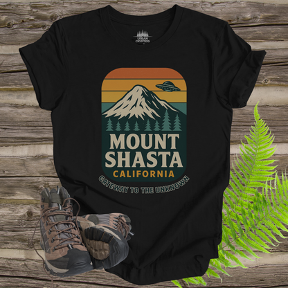 Mount Shasta UFO T-Shirt – Gateway to the Unknown (California Design)