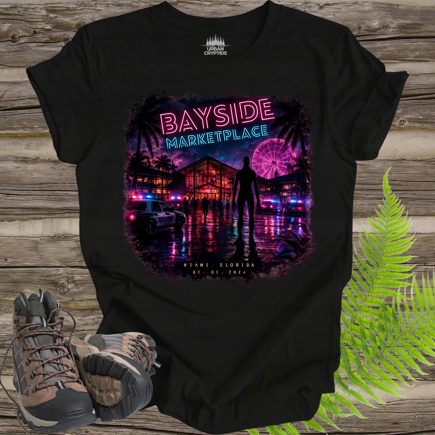 Bayside Marketplace | Miami, Florida Shadow Entity T-Shirt