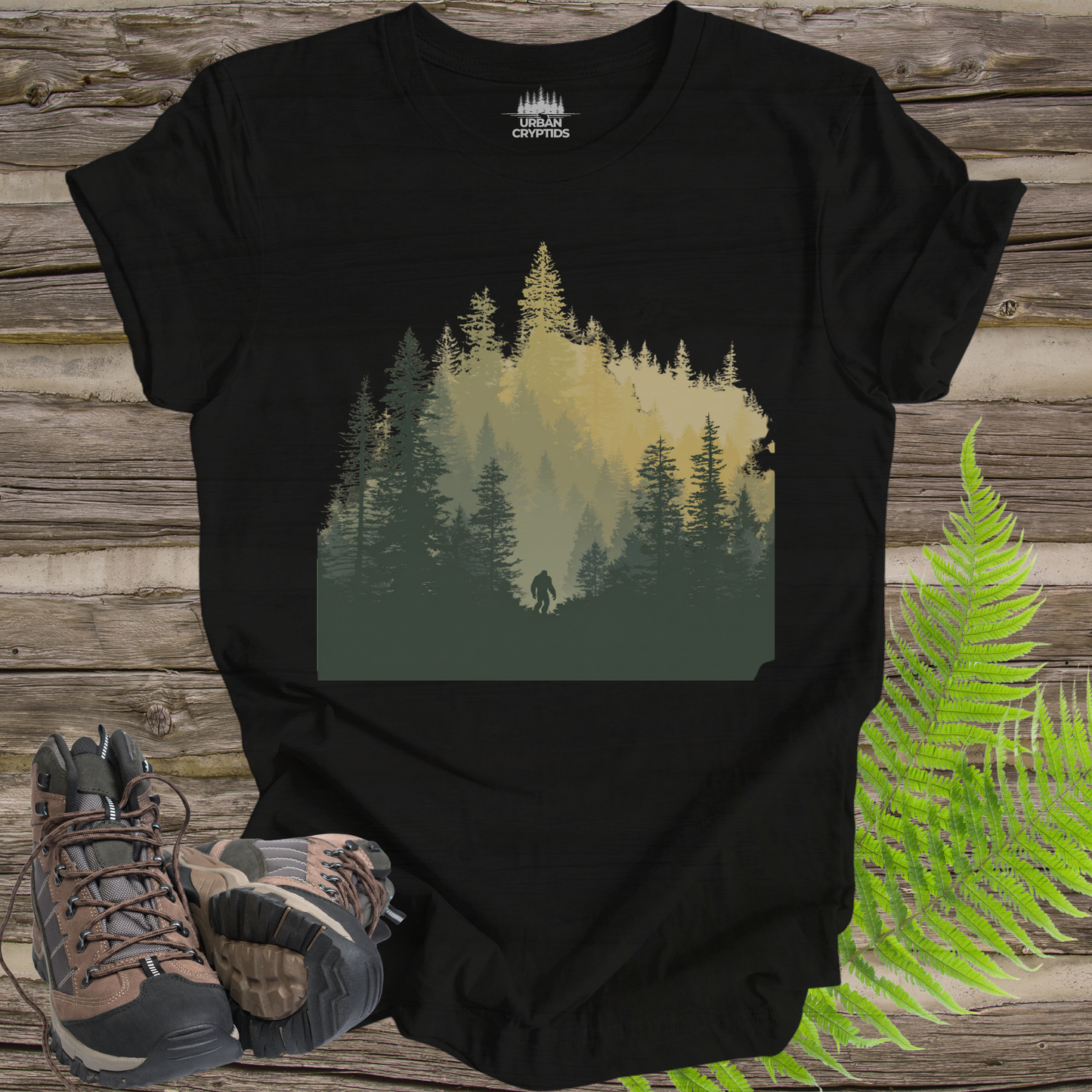Wildman Chronicles: Into the Mist | Ape Canyon 1924 Bigfoot T-Shirt