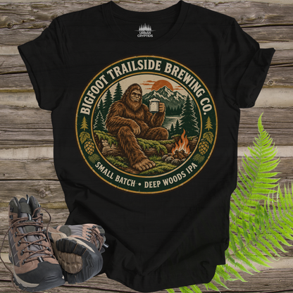 Bigfoot Trailside Brewing Co. T-Shirt – Vintage Sasquatch Beer Graphic Tee