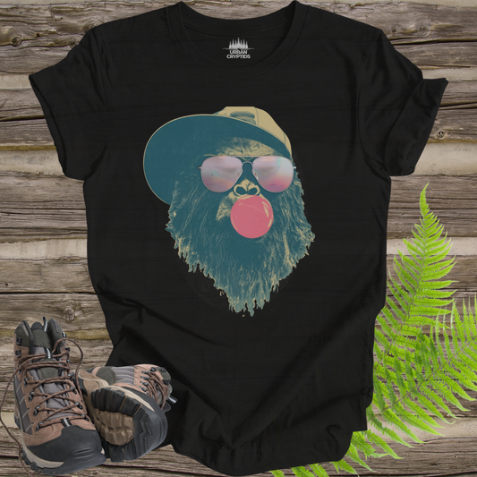 Bubblegum Sasquatch Trucker Hat Tee – Funny Bigfoot Shirt