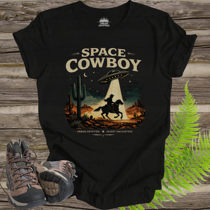 Space Cowboy Shirt – UFO Desert Western Graphic Tee