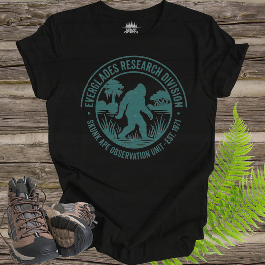 Everglades Research Division Skunk Ape T-Shirt – Florida Cryptid Investigation Tee