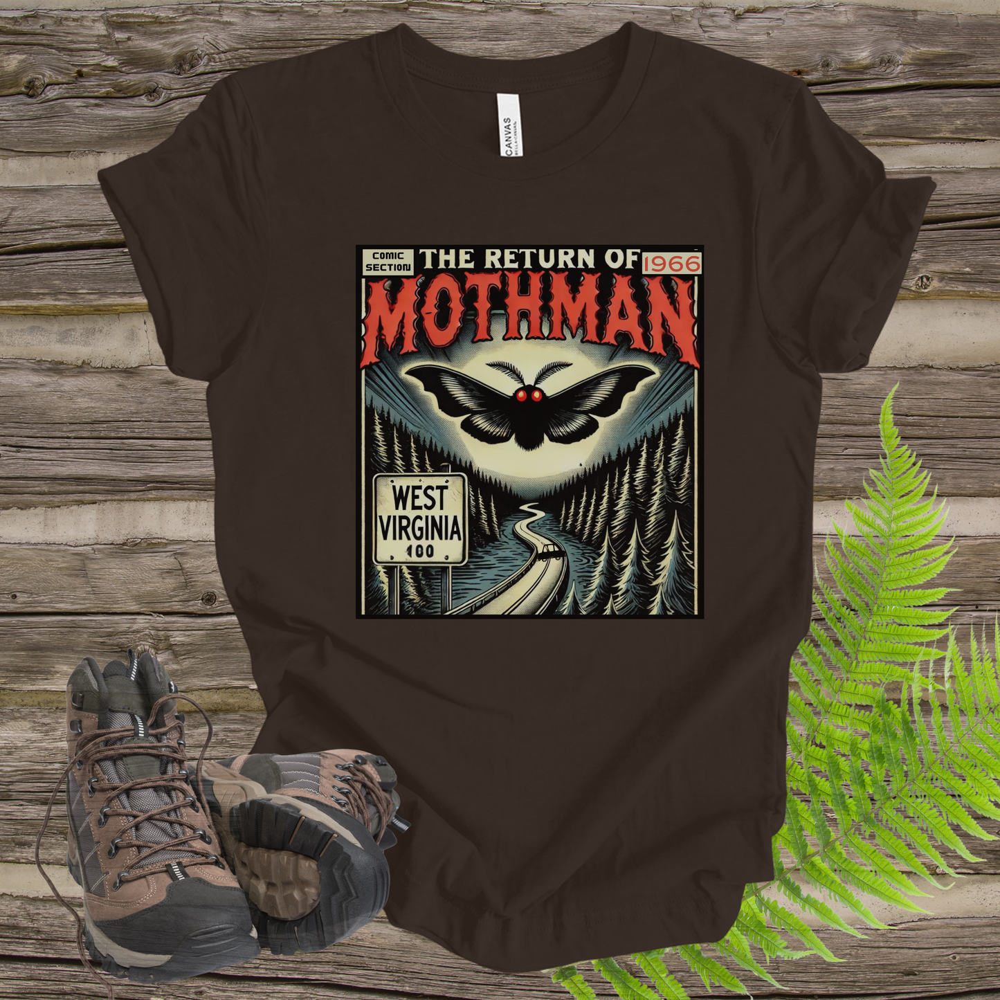 Mothman T-Shirt - West Virginia Legend Unisex Tee