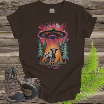 Close Encounter of the Herd Kind - Alien Cow Abduction T-Shirt