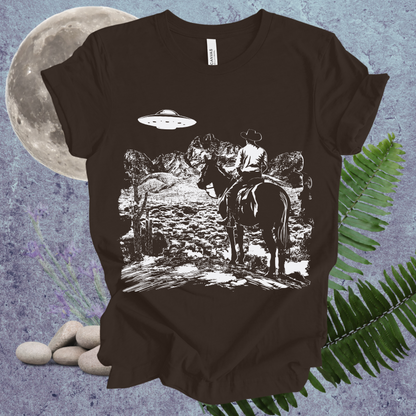 UFO Cowboy Black/White