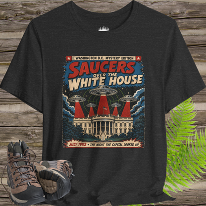 Saucers Over the White House T-Shirt – 1952 Washington UFO Mystery