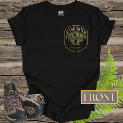 Wildman Chronicles: The Many Names of Sasquatch | Bigfoot Back Print T-Shirt