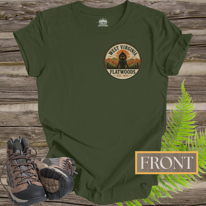 Take Me Home Flatwoods | West Virginia Flatwoods Monster Front & Back T-Shirt