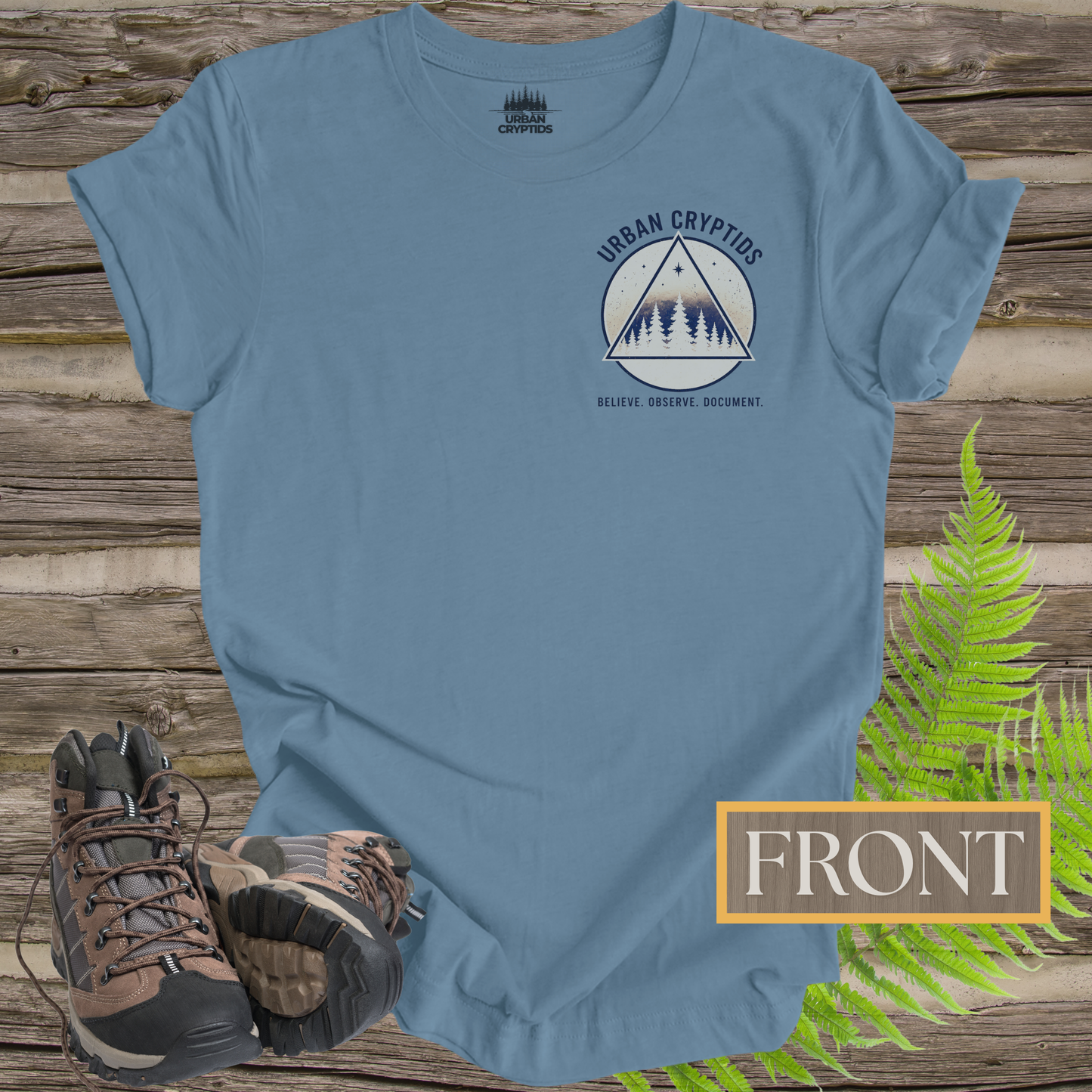 Alaska Triangle Kushtaka Research Unit T-Shirt | Tlingit Lore Cryptid Back Print Tee