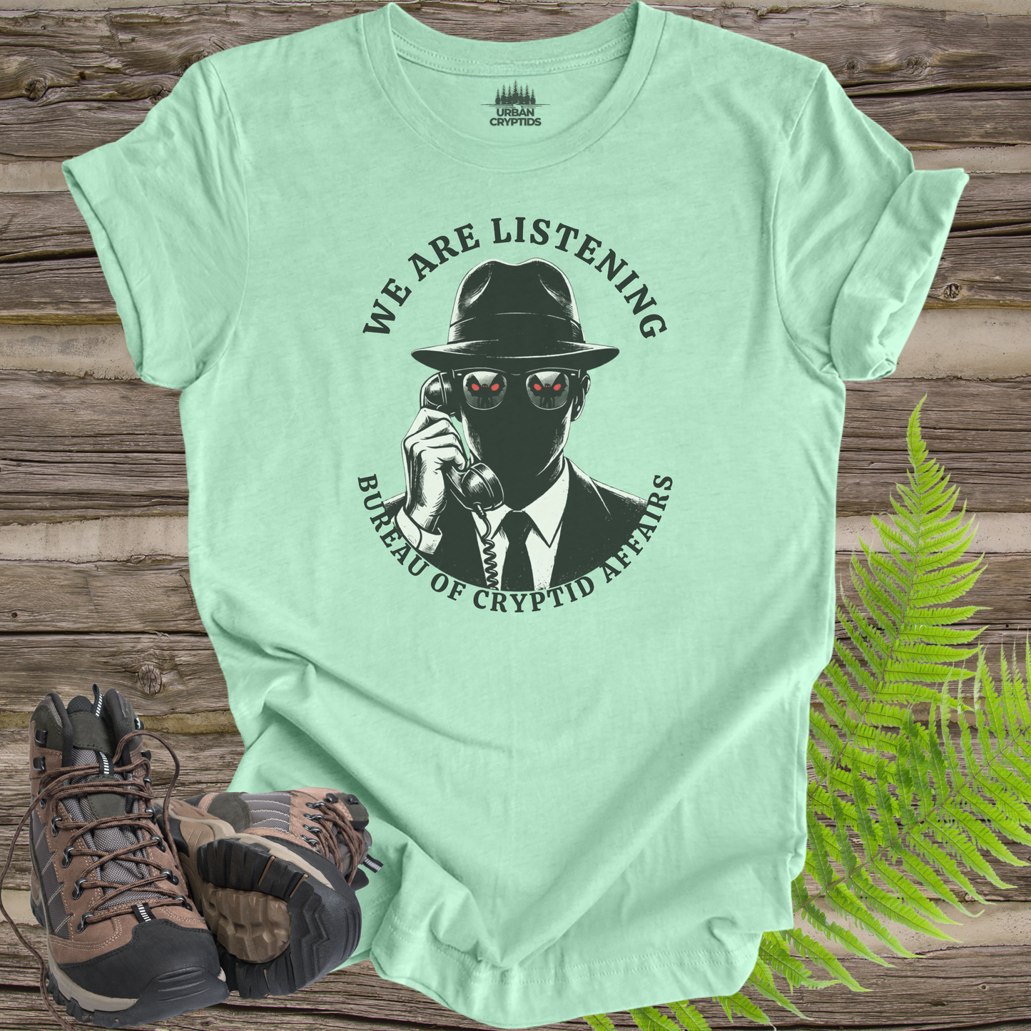 We Are Listening – Bureau of Cryptid Affairs Tee