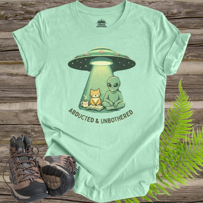 Abducted & Unbothered Alien Cat T-Shirt