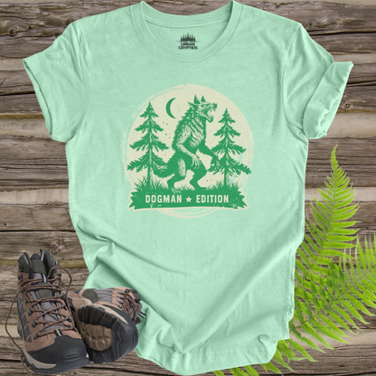 Camp Cryptid “Dogman Edition” T-Shirt – Vintage Werewolf Forest Tee