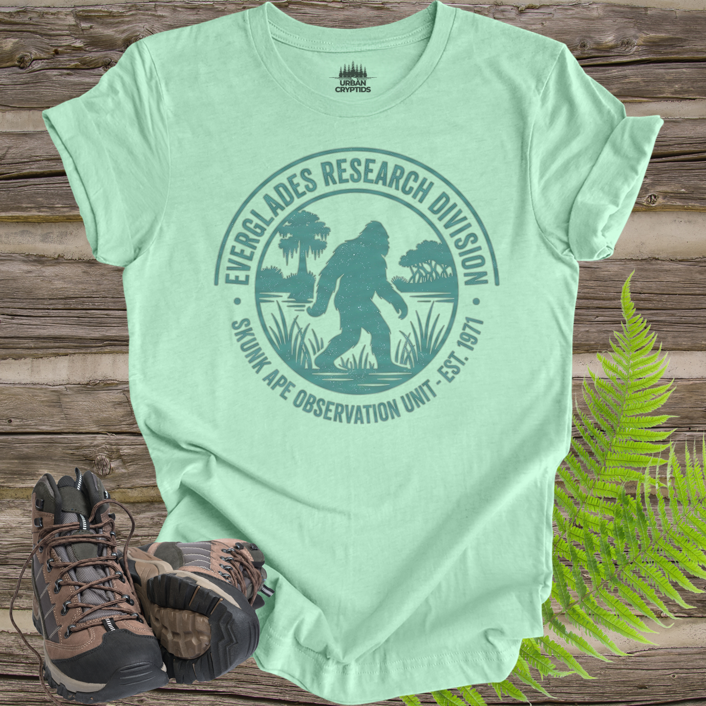 Everglades Research Division Skunk Ape T-Shirt – Florida Cryptid Investigation Tee