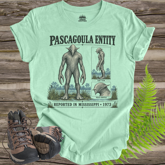Pascagoula Entity T-Shirt | 1973 Mississippi UFO Encounter