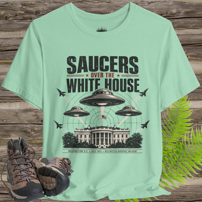 Saucers Over the White House T-Shirt – 1952 Restricted Airspace Incident