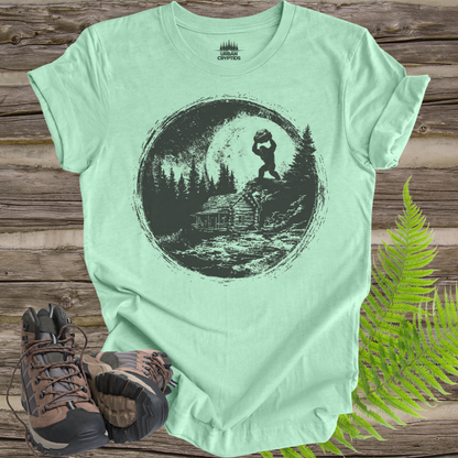 Wildman Chronicles: Moonlit Watcher | Ape Canyon 1924 Bigfoot T-Shirt